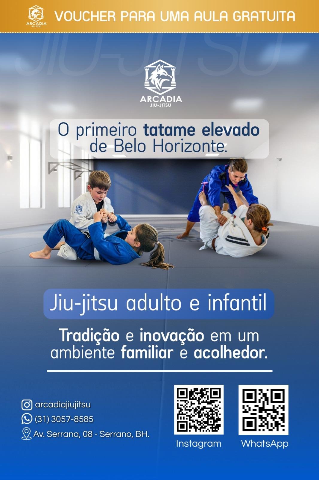 Voucher para uma aula gratuita Arcadia